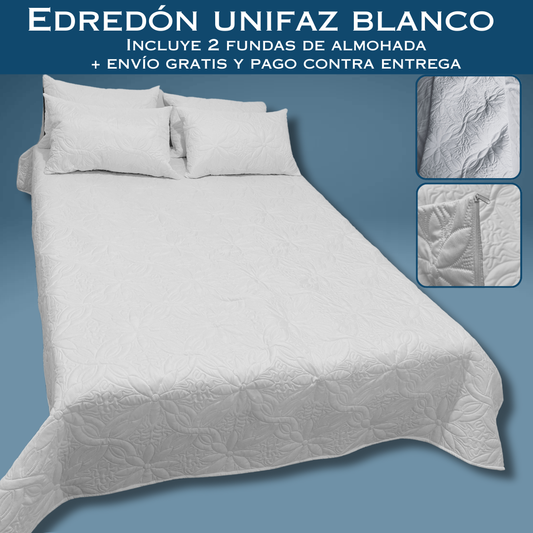 EDREDÓN UNIFAZ BLANCO