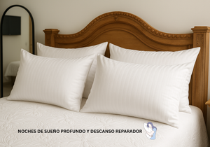 COMBO FAMILIAR POR 4 ALMOHADAS SILICONADAS TIPO HOTELERAS.