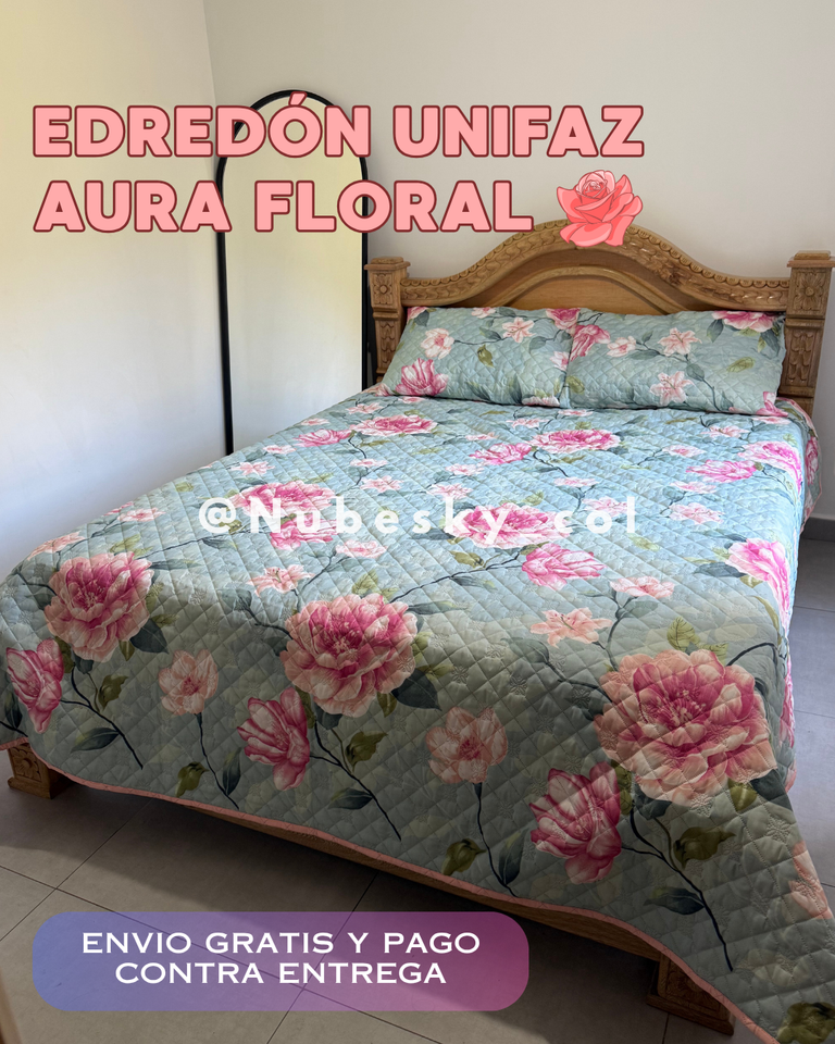 EDREDÓN UNIFAZ MANDALA ESTELAR Y AURA FLORAL