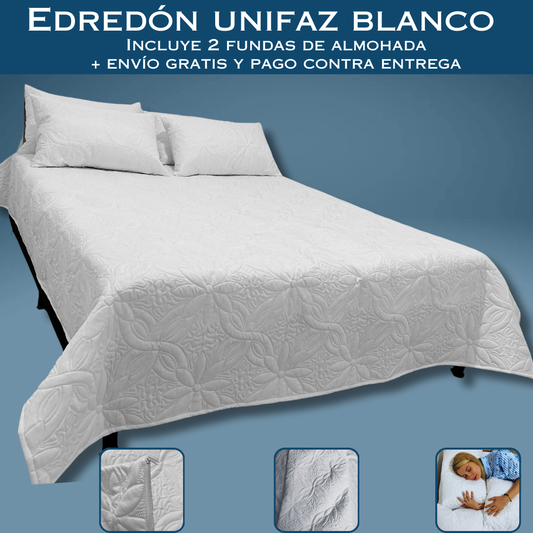 EDREDÓN UNIFAZ BLANCO