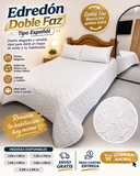 EDREDÓN DOBLE FAZ ACOLCHADO PREMIUM